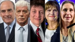 guillermo-francos-mariano-cuneo-libarona-santiago-caputo-patricia-bullrich-y-karina-milei