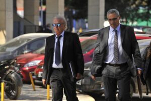 Ernesto Clarens se retira de los tribunales.06.09.2018Foto Maxi Failla